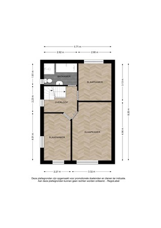 Floorplan - Het Diekman 14, 7214 CC Epse
